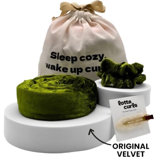 Lotta Curls Set trakov za kodranje las - Noble Olive Cene