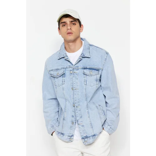 Trendyol Jacket - Blue - Regular fit