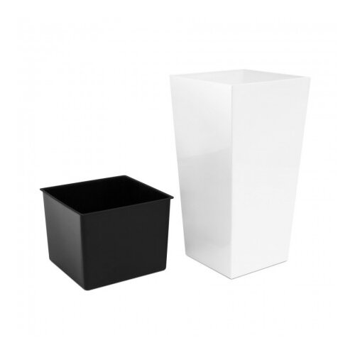 Prosperplast Plastična saksija Urbi Square 32x32x62cm bela Cene