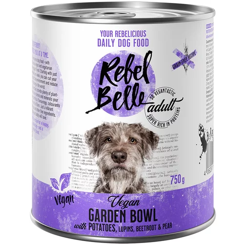 Rebel Belle Adult Vegan Garden Bowl - vegan 6 x 750 g
