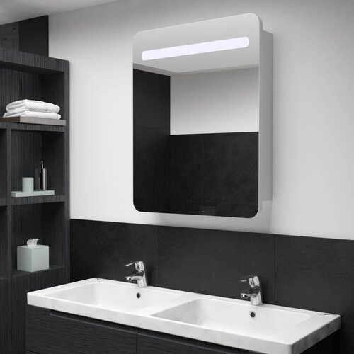 Furnova LED kopalni&amp;scaron;ka omarica z ogledalom 60x11x80 cm, (21947018) Slike