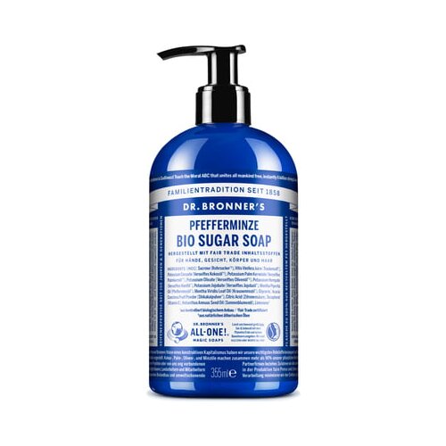 DR. BRONNER&amp;#039;S Sugarsoap tekući sapun pepermint, Bio - 710 ml Slike