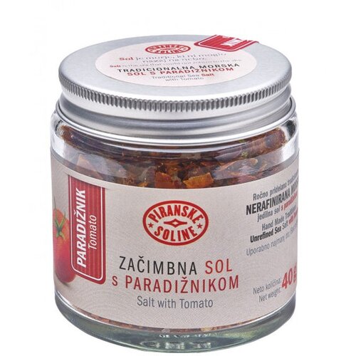 SOLINE Pridelava soli d.o.o. začimbna sol paradižnik 40 g Slike