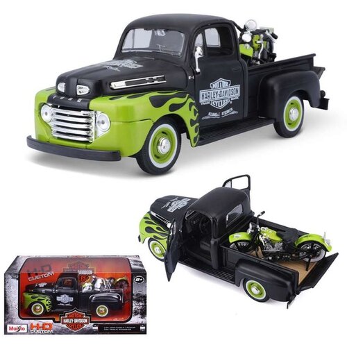 Maisto automobil 1:24 1948 ford F-1 pickup + 1:24 1948 fl panhead 32171 Cene