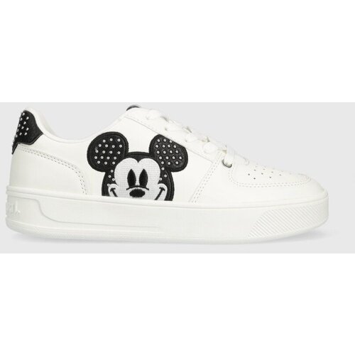 Desigual Superge MICKEY STUDS bela barva, 23SSKP04.1000 Cene