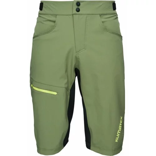Klimatex EBONY Muške kratke hlače za MTB, tamno zelena, veličina