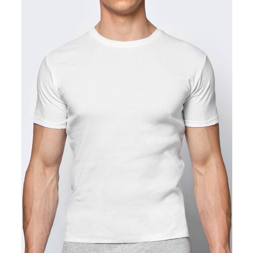 Atlantic men&amp;#039;s short-sleeved T-shirt - white Slike