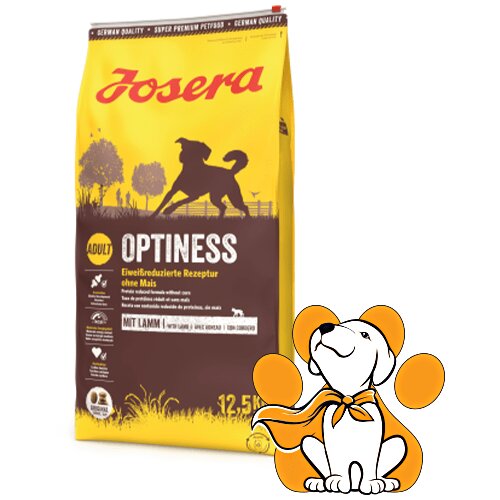 Josera optiness 12,5kg, Kompletna Hrana za Srednje i Velike Rase Odraslih Pasa Slike