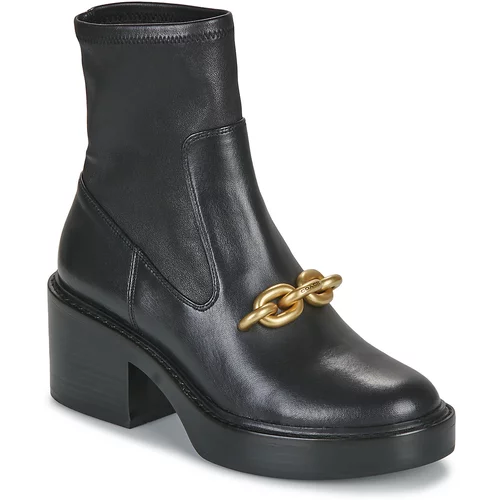 Coach KENNA LEATHER BOOTIE Crna