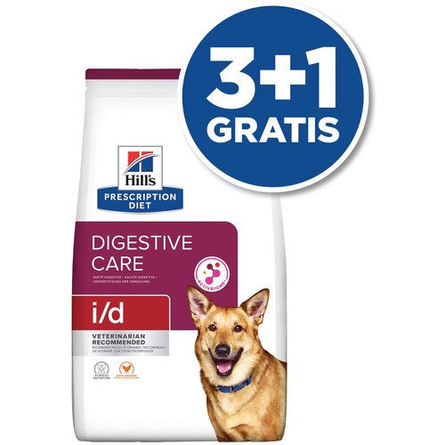 Hill’s prescription Diet Dog I/D Piletina 12kg 3+1 GRATIS Slike