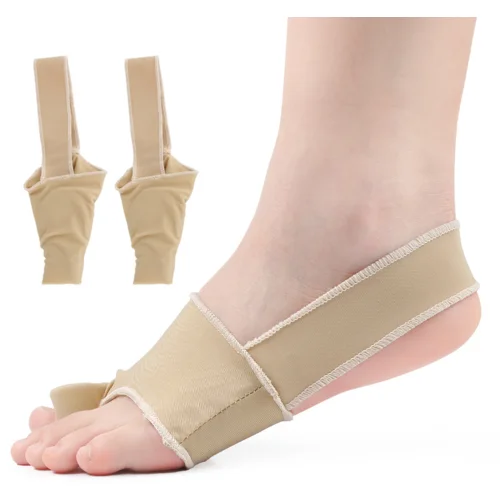 INF Hallux valgus korektor, prekrivajoči separator prstov 2 para Beige, (21247419)