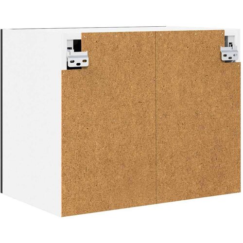 VidaXL viseći ormarić riga 2 pcs beton siva i bijela 50 x 31 x 40 cm Slike