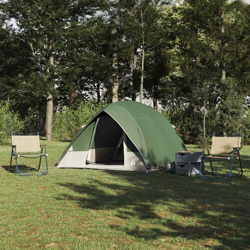  Kamping šator s krovom Zelena 320 x 275 x 190 cm taft Cene