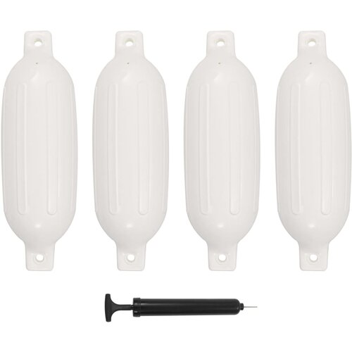 vidaXL Odbojniki za čoln 4 kosi beli 58,5x16,5 cm PVC Cene