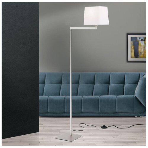 Orion Stl 12-1187/1 - Stojeća lampa CARLTON 1xE27/40W/230V bela/matni hrom Cene