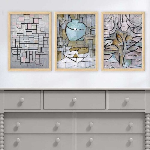 Wallity Set uramljenih slika 3NTC_UN3894517, 3 Dela Cene