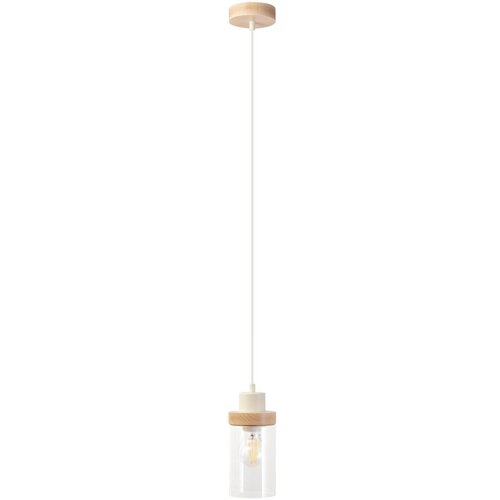  Visilica na sajli WOODNEST 1xE27/15W/230V borovina/krem Cene
