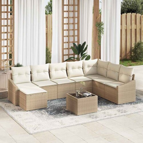  Set sofe 8 kom. poliratan 288,5 x 178,5 x 85 cm Slike