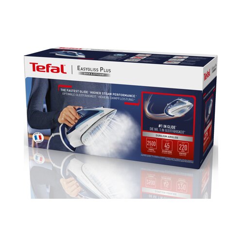 Tefal Parni likalnik FV5736E0 Easygliss Plus, moder Cene