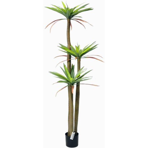 BZ 180Cm Umetno Zmajeva Kri Drevo Koruza Rastlina S 3 Debla Potted Tropiska Umetna Rastlina Za Pisarno In Dom Božična Dekoracija, (5000009118) Cene