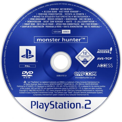Monster Hunter Demo - igra brez ovitka (PS2) - rabljeno Cene