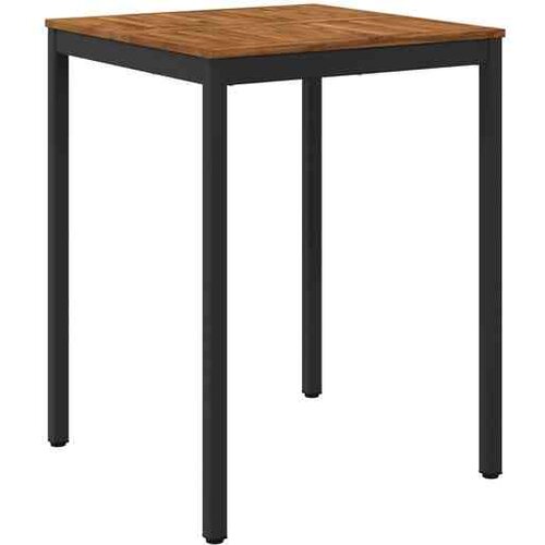 vidaXL Stol za bar u vrtu NAARDEN Prirodna i crna 80 x 80 5 x 105 cm - Prirodna i crna 80 x 80 5 x 105 cm Cene