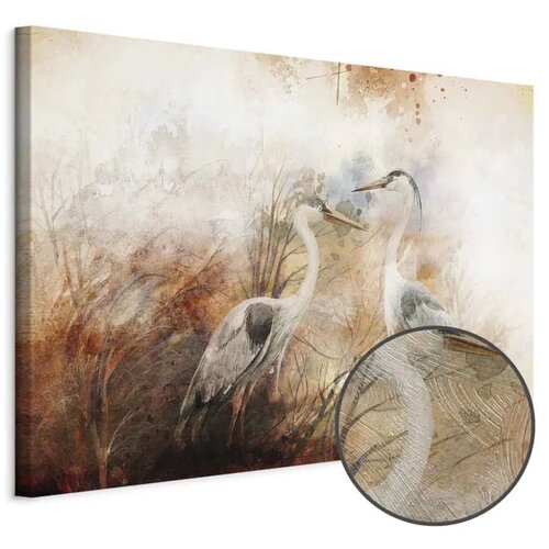  Slika - Herons on the Hunt (1 Part) Wide 30x20 Premium Print Cene