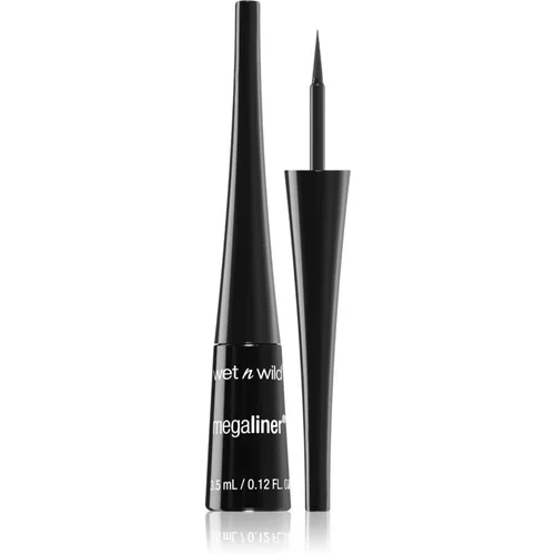 Wet N Wild MegaLiner tekući eyelineri nijansa Black 3,5 ml