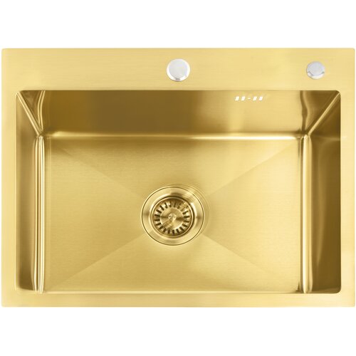 Rea Jekleno pomivalno korito Liam BRUSH GOLD Slike