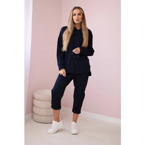 Kesi Set Punto Milano winter hoodie + pants navy blue Cijene