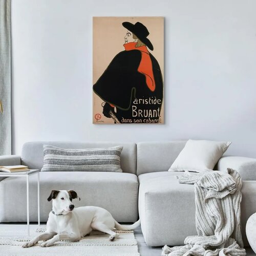 Slika - Aristide Bruant: Dans son cabaret (1 Part) Vertical 60x90 Akustična Slike