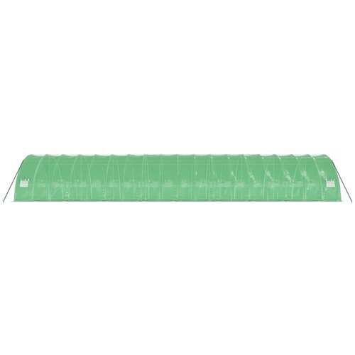  Plastenik s čeličnim okvirom zeleni 108 m&amp;sup2; 18 x 6 x 2,85 m Slike