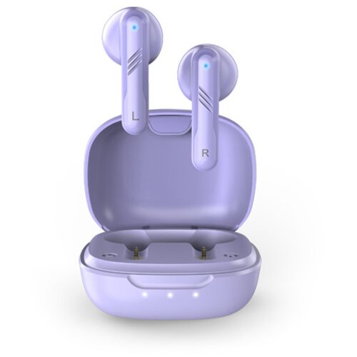 Genius earbuds HS-M905 BT bluetooth light purple,type-c do 10m, do 4 sata rada, BT 5.3 Slike