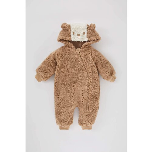 Defacto Plush Regular Fit Hooded Overalls Slike