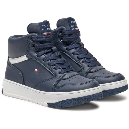 Tommy Hilfiger Superge Mid Cutlace-Up Sneaker T3X9-33641-1351 M Mornarsko modra Cene