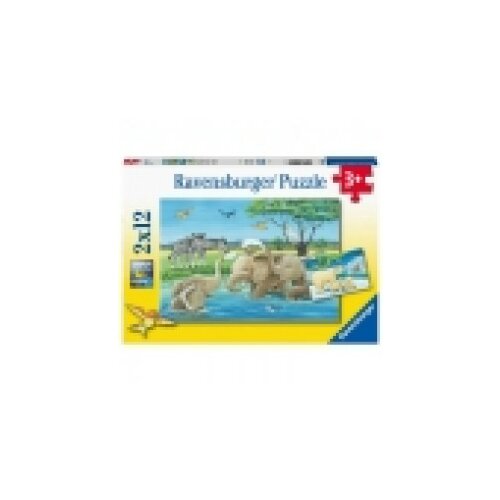 Ravensburger puzzle (slagalice) - safari životinje i mladunci RA05095 Slike