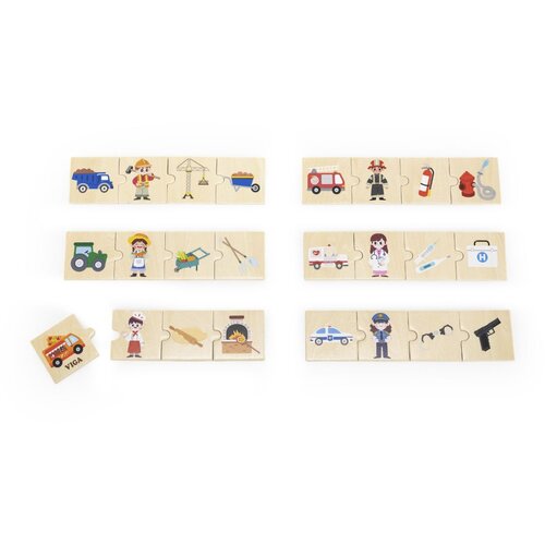 Viga puzzle - ljudi i njihova zanimanja ( 1041878 ) Cene