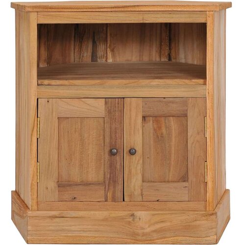 VidaXL kotna komoda 60x45x60 cm trdna tikovina Slike