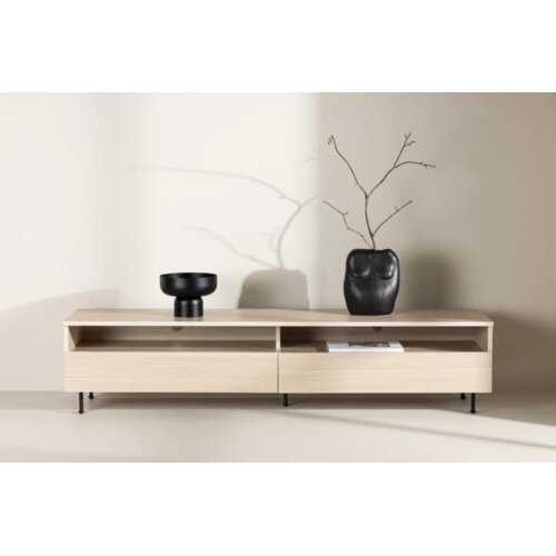 Venture Home TV komoda Navarra 40 &amp;times; 40 &amp;times; 180 cm, izbijeljena (whitewash) Slike