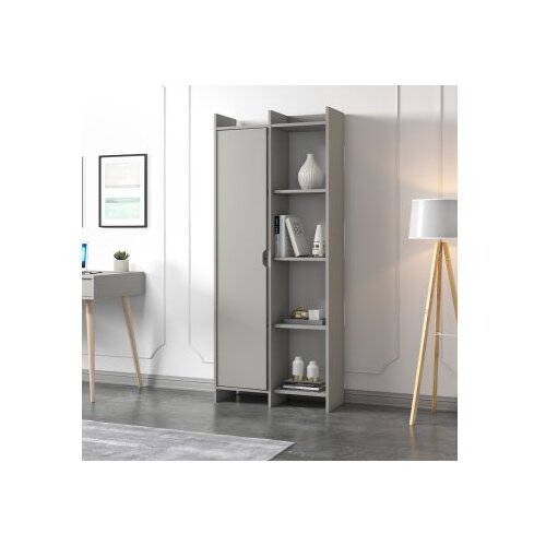 Hanah home Ponuda za policu za knjige 70x180x30 cm, siva Cene