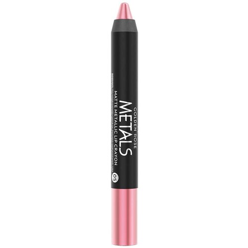 Golden Rose mat metalik ruž u olovci Metals Matte Metallic Lip Crayon R-MMC-05 Slike