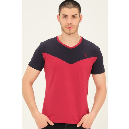 Dewberry T8591 MEN'S T-SHIRT-BURGUNDY Cijene