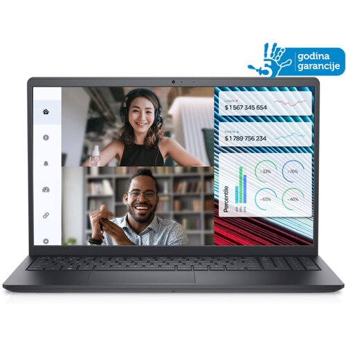Dell laptop vostro 3520 15.6 inch fhd 120Hz i5-1235U 8GB 512GB ssd yu Cene