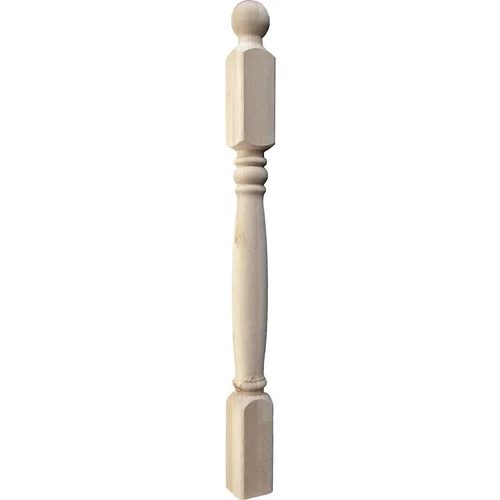 x steber za stopniščno ograjo (1000 x 80 x 80 mm, bukev, za notranje prostore)