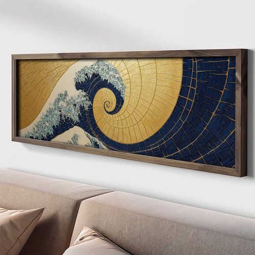 WALLXPERT LAC136-120 Multicolor Decorative Framed MDF Painting Cene