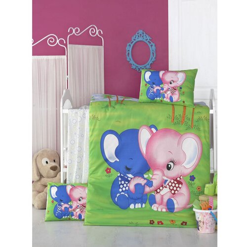 Colourful Cotton Ranforce posteljina za bebe Elephant (121VCT2021) Cene