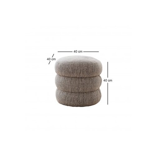 Atelier Del Sofa tabure boum grey Slike