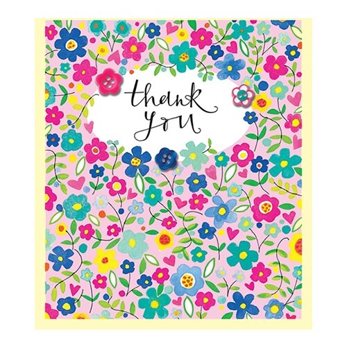 Rachel Ellen Designs čestitka thank you floral Slike