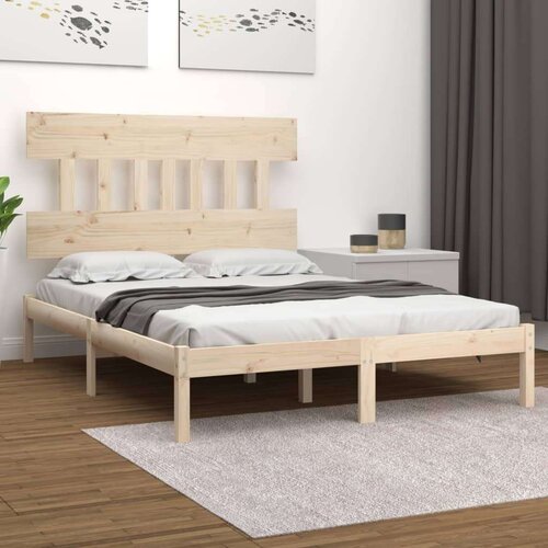  Posteljni okvir iz trdnega lesa 120x200 cm, (20708188) Slike