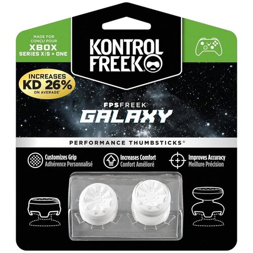 KontrolFreek Thumb Grip - Galaxy - White Cene